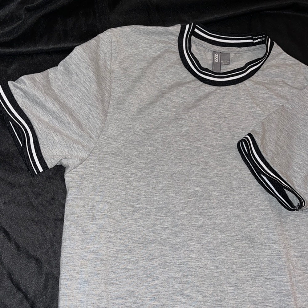 ASOS Men Tail Grey T shirt